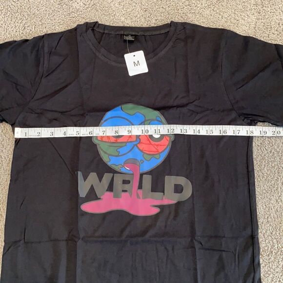 Men’s Juice Wrld T-Shirt Black Size M NWT - Picture 2 of 5